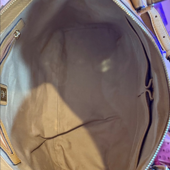 MCM Cognac Visetos Shoulder Bag - Picture 11 of 12